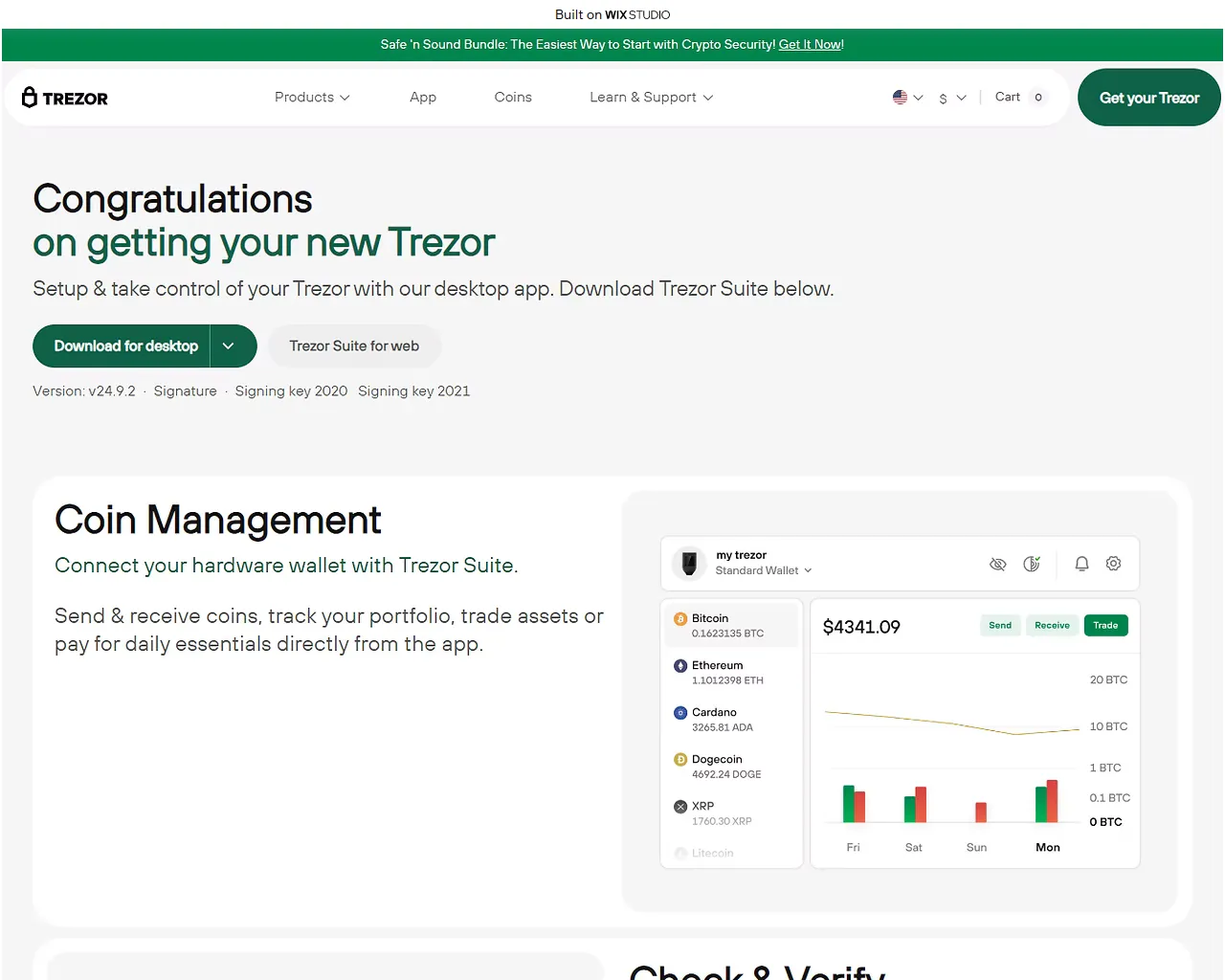 Screenshot of appstart-trzsuites.wixstudio.com