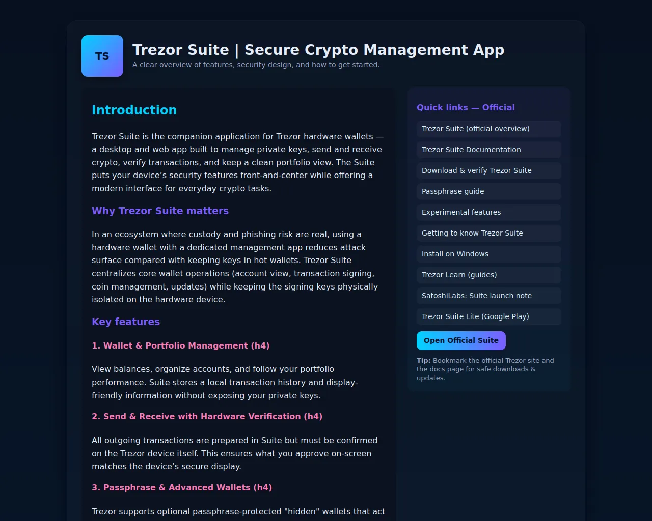 Screenshot of en-start-trezaor.pages.dev