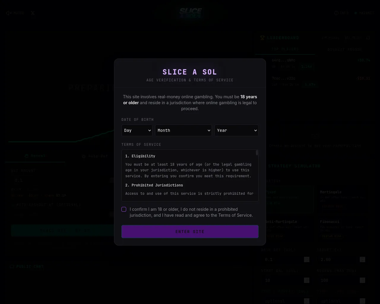 Screenshot of sliceasol.com