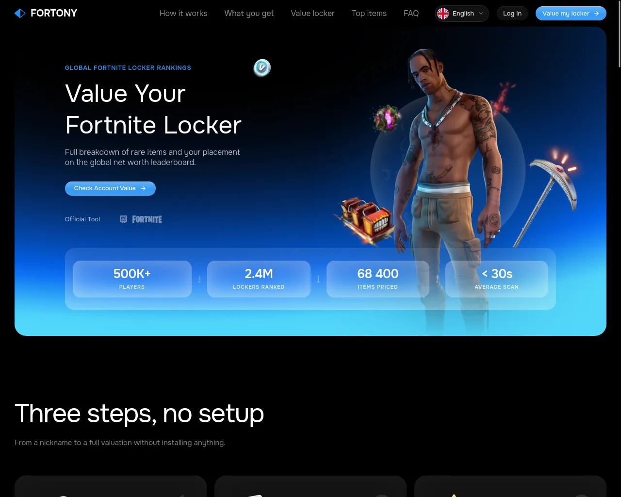 Screenshot of fortony.com