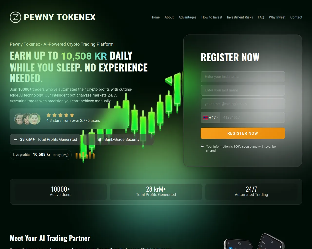 Screenshot of pewnytokenex-official.com