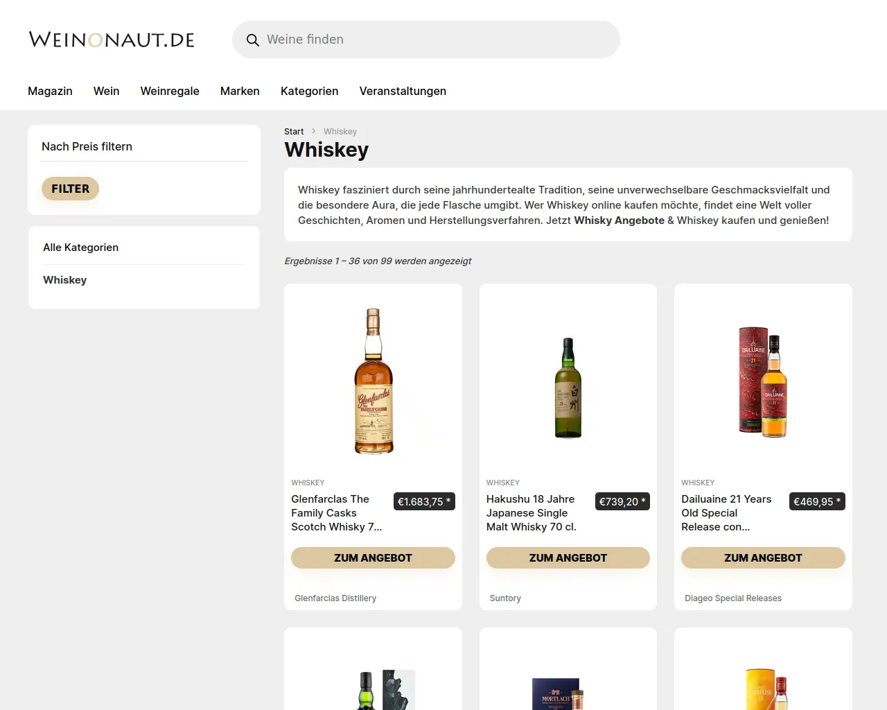 Screenshot of whiskymuseum.at