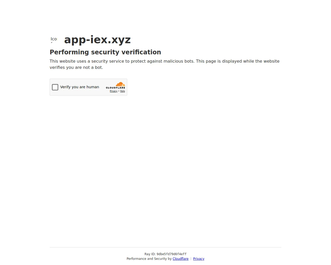 Screenshot of app-iex.xyz