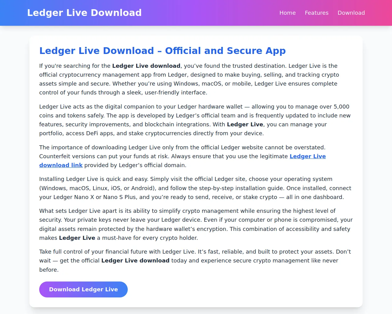 Screenshot of us-en-ldger.pages.dev