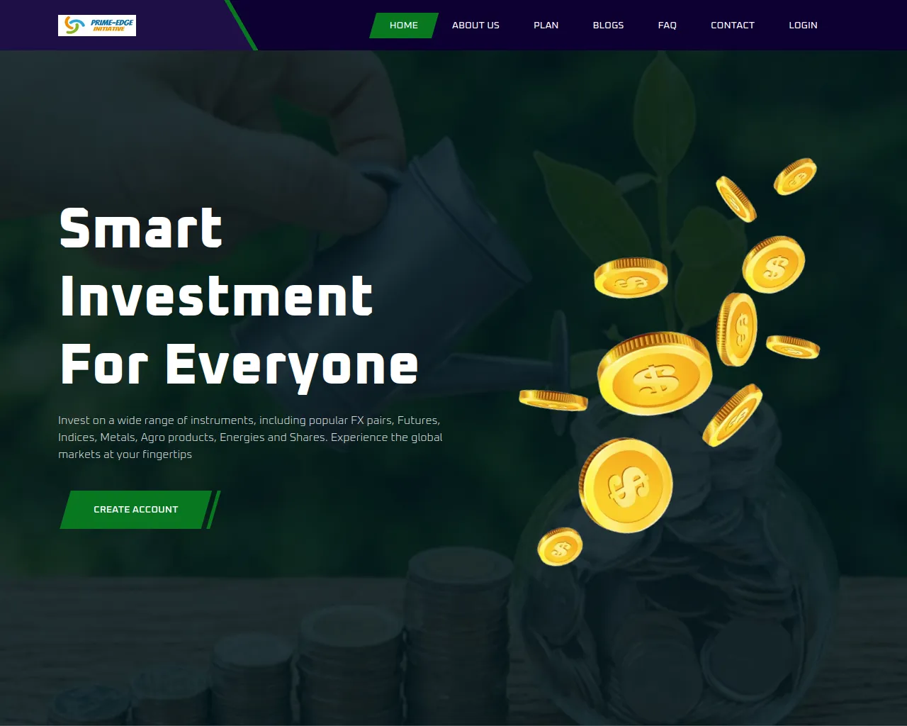 Screenshot of primeedgeinitiative.com