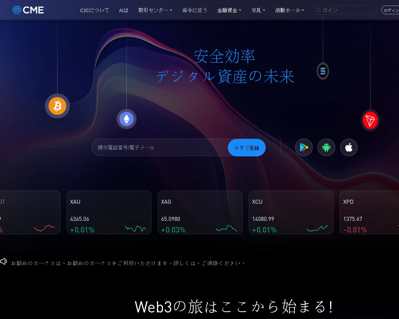 Screenshot of cmejp.co