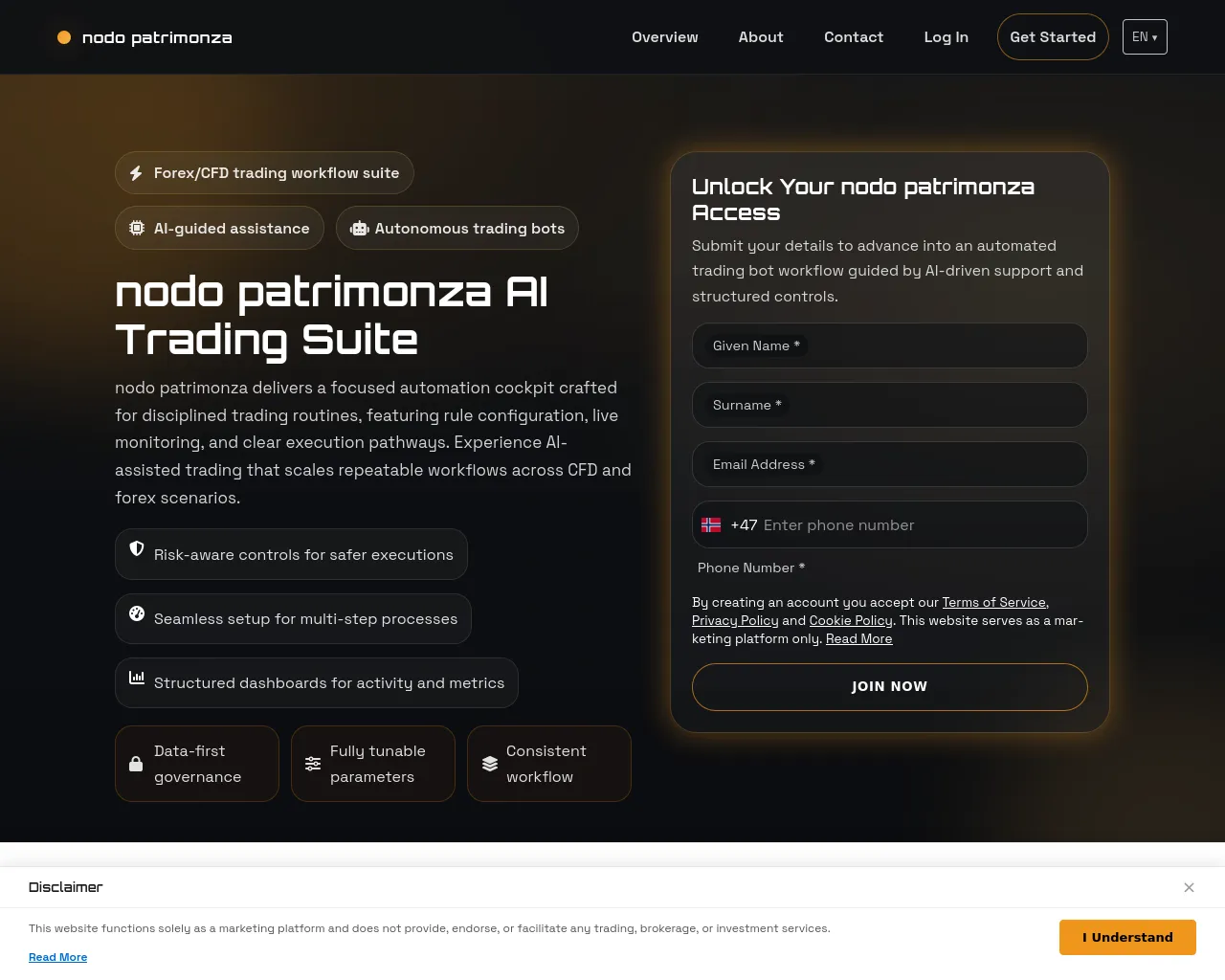 Screenshot of nodopatrimonza.click
