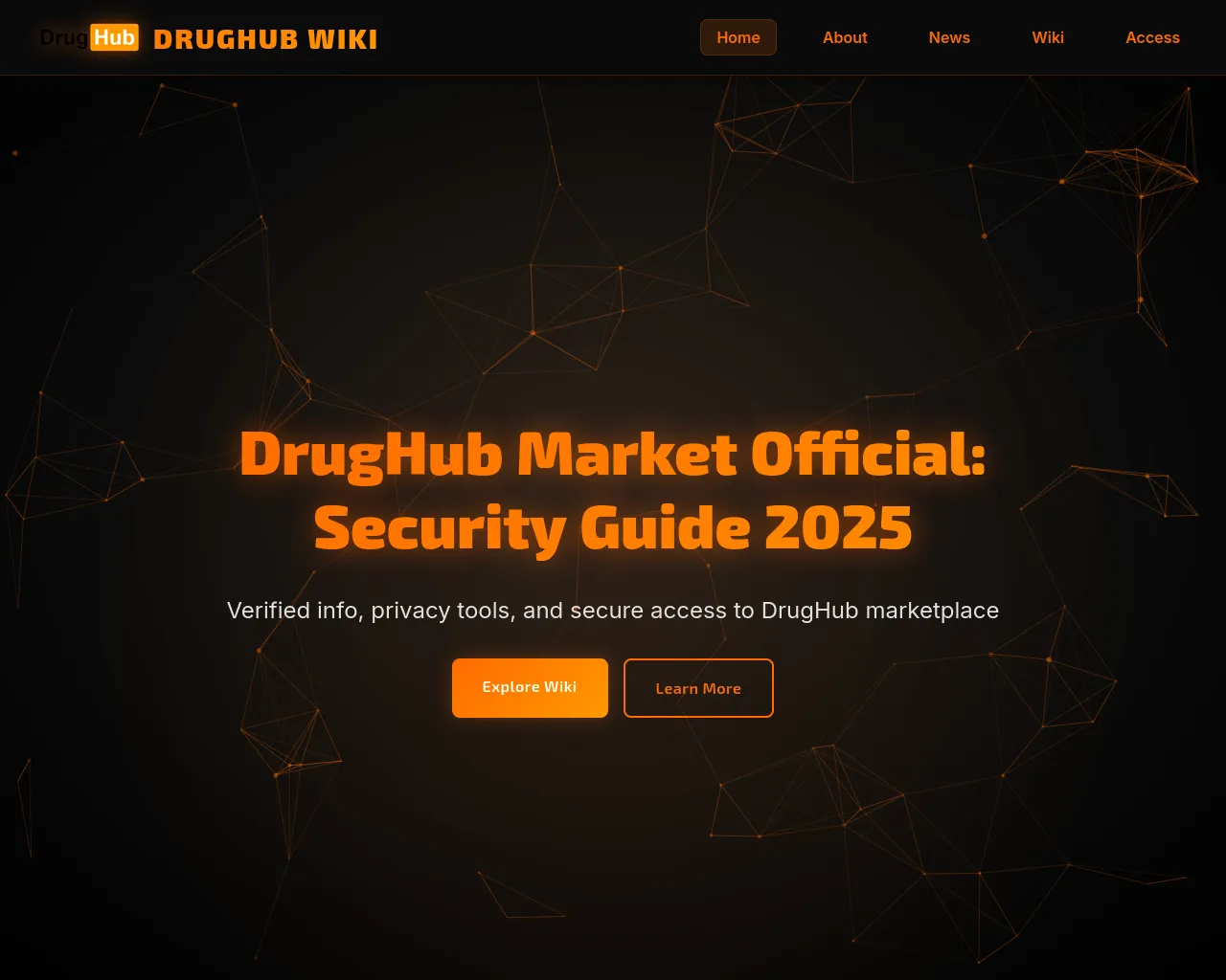 Screenshot of drug-hub.news