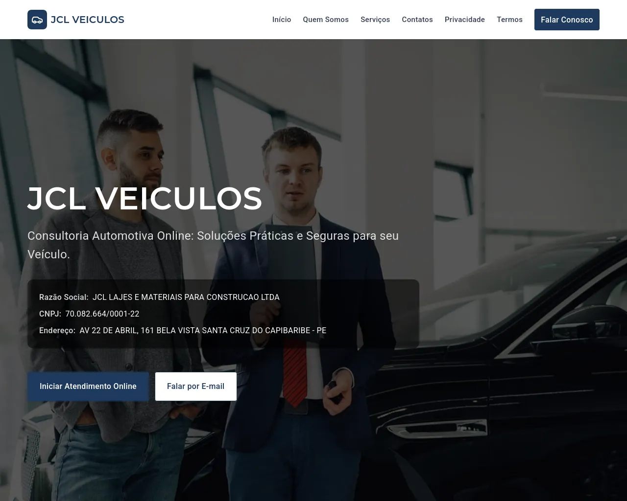 Screenshot of veiculoeserivosdigital.com