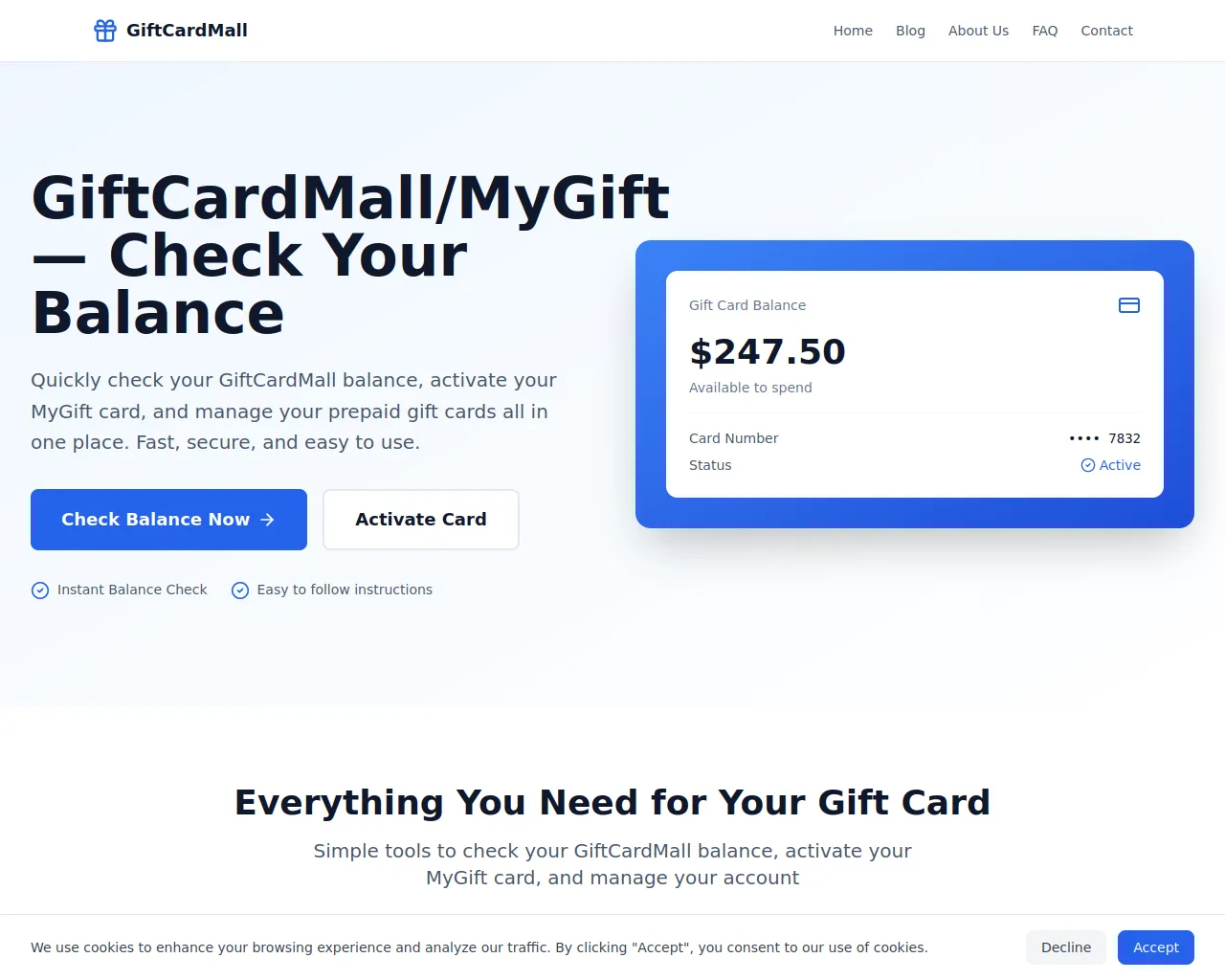 Screenshot of giftcardmall.org
