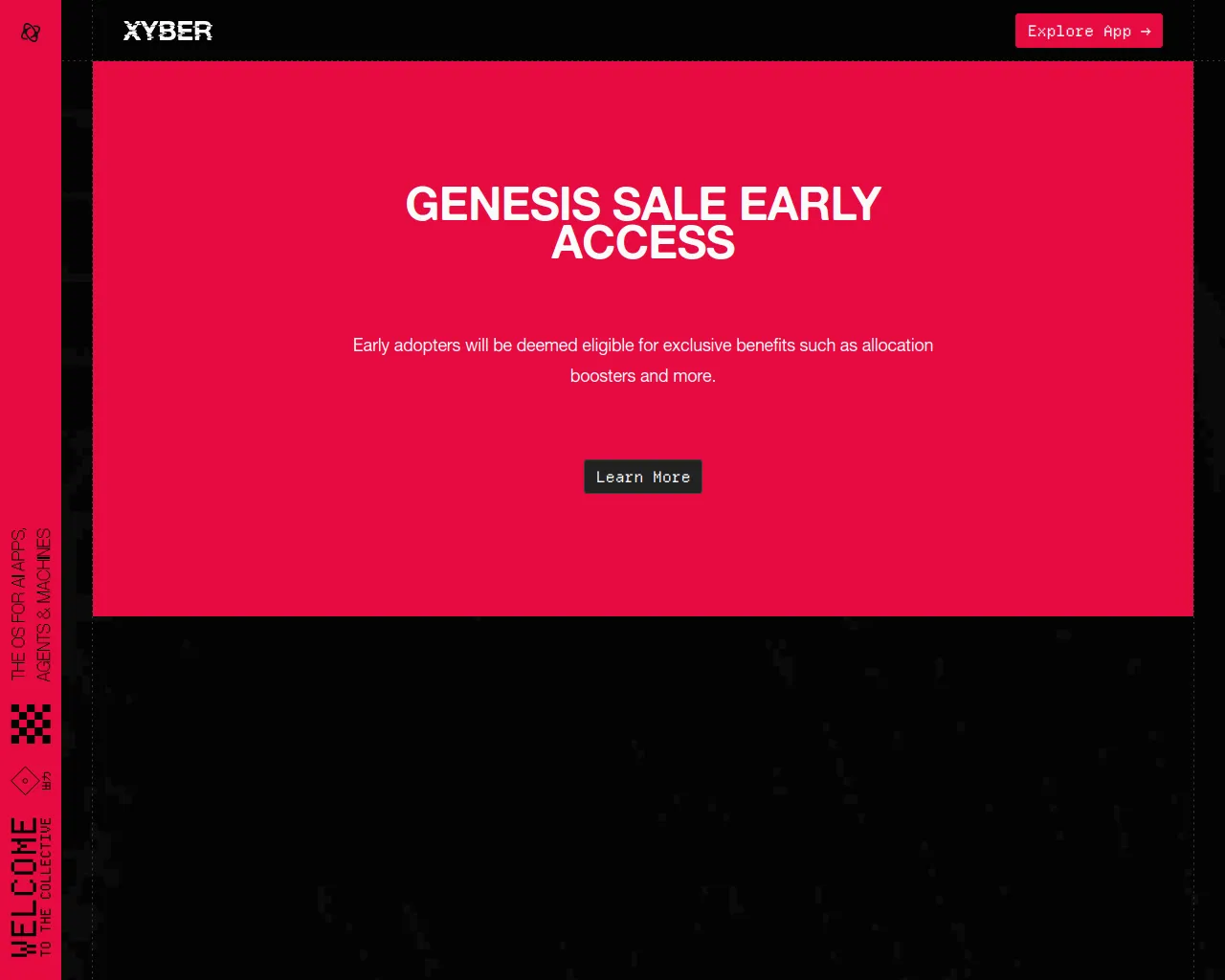 Screenshot of proposal-xyber.xyz
