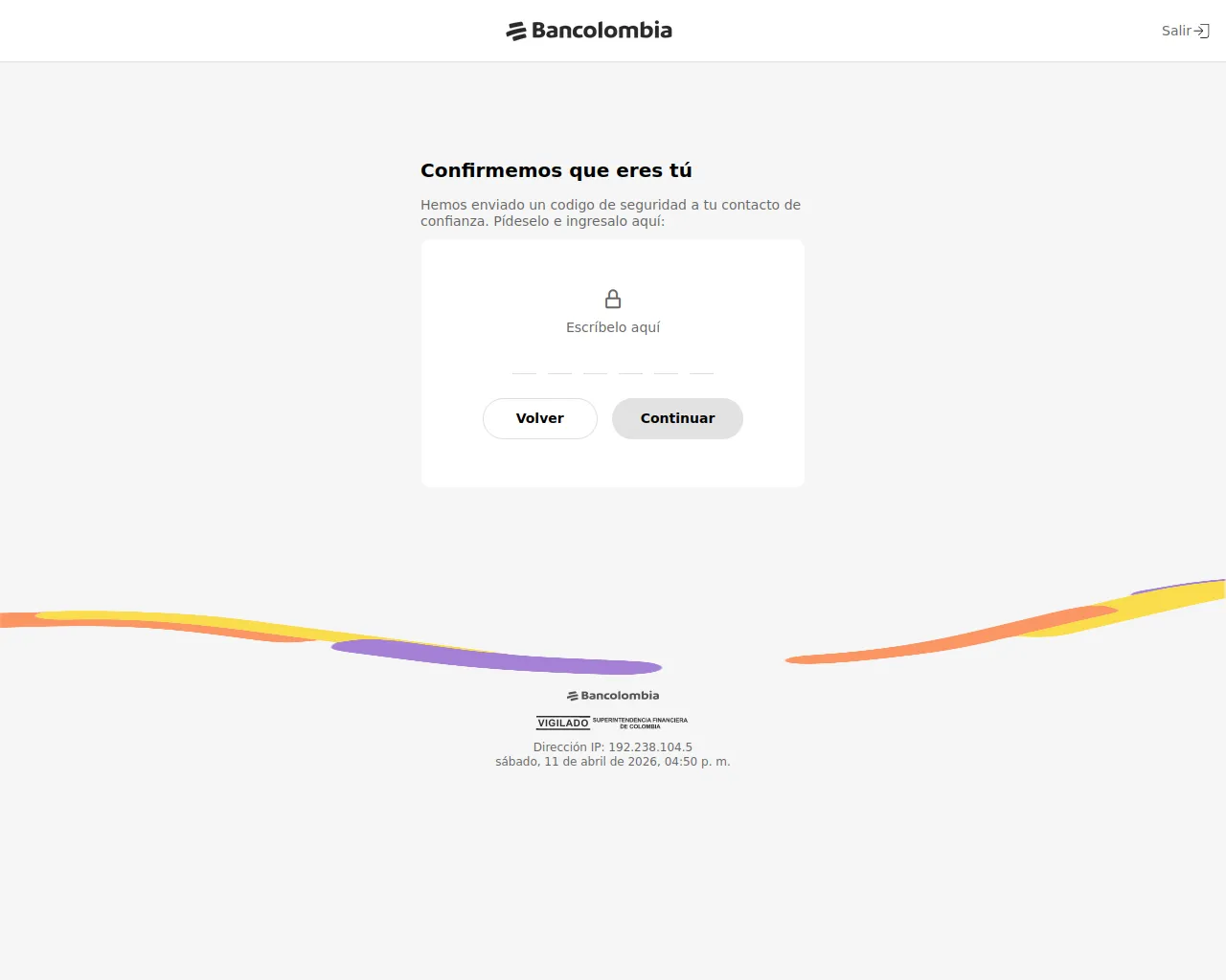 Screenshot of recaudos-postpago.com