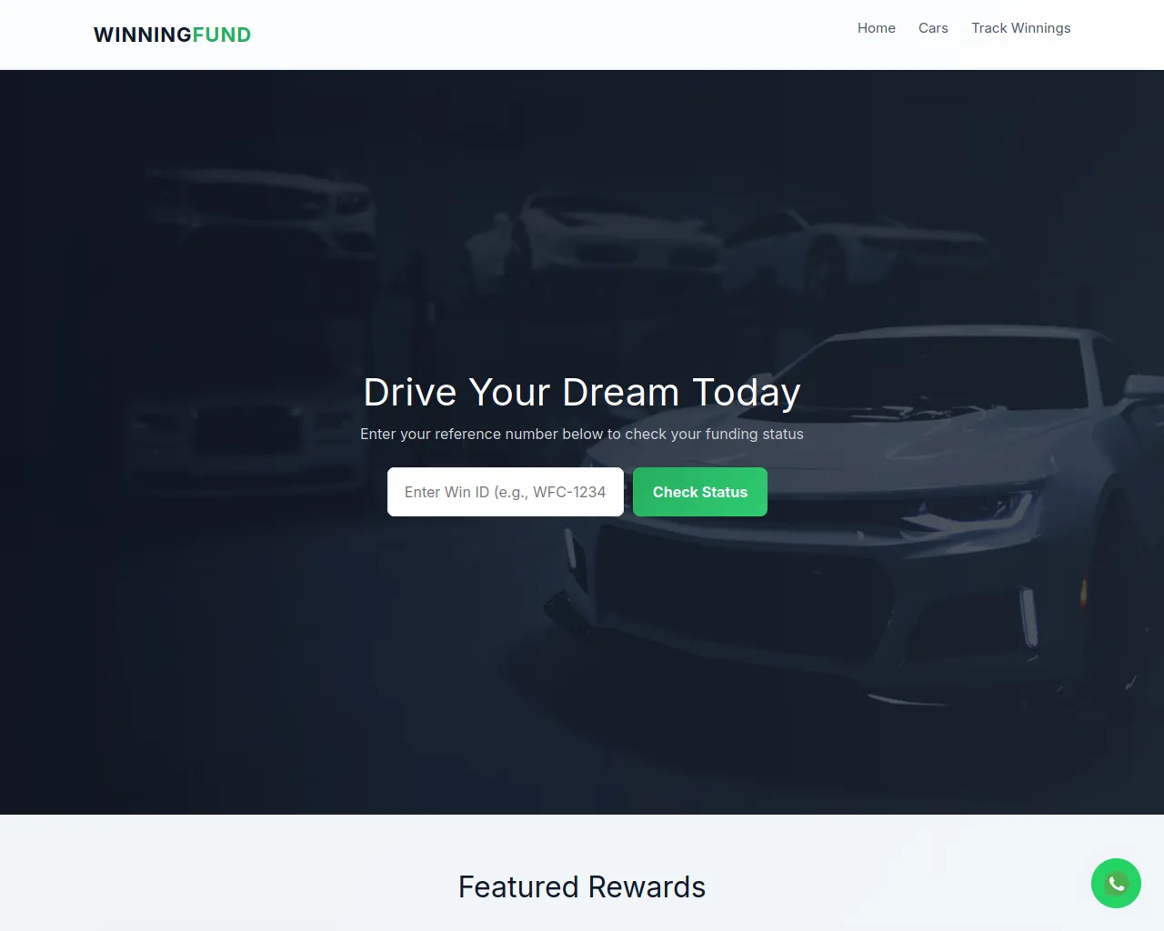 Screenshot of winningfnd.space