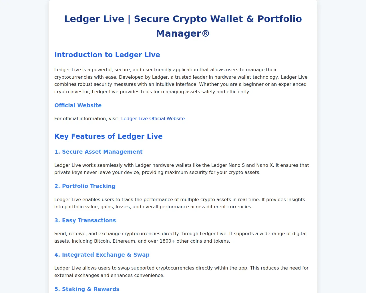 Screenshot of ledguer-live-app.pages.dev