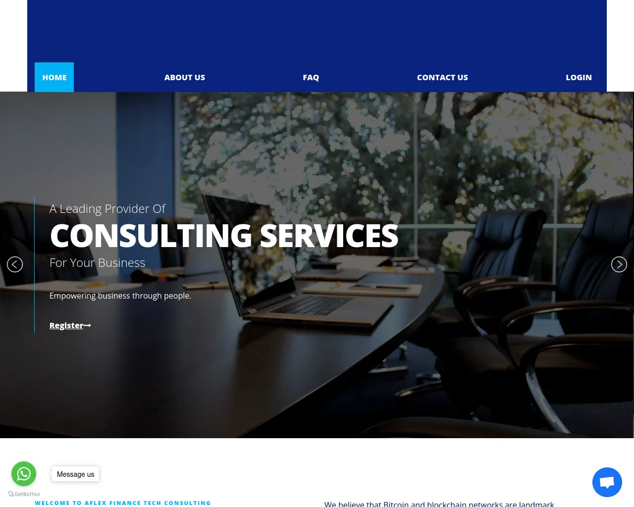 Screenshot of aflexfinance-tech.co