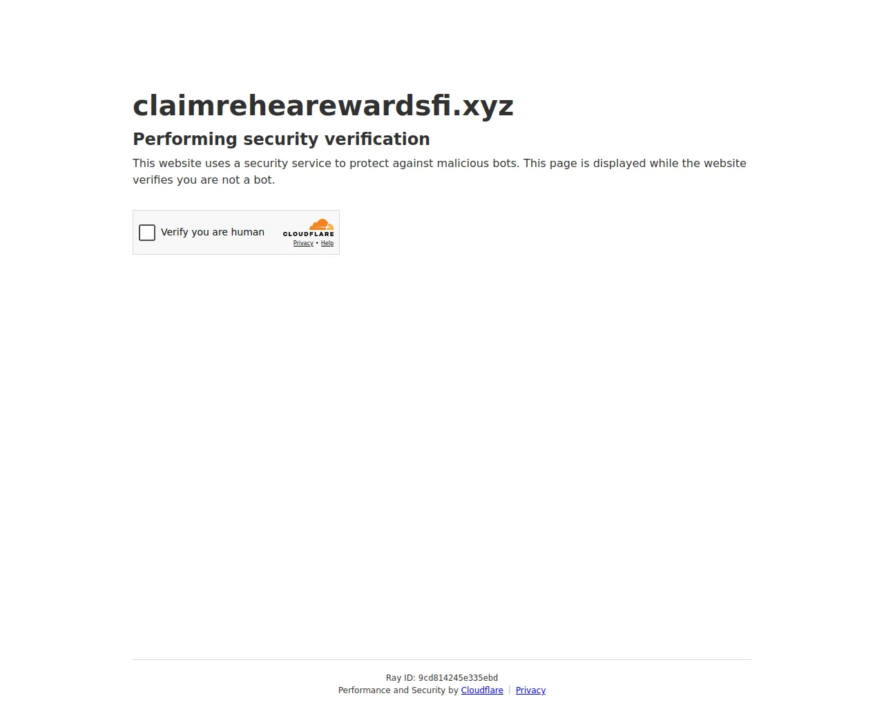 Screenshot of claimrehearewardsfi.xyz