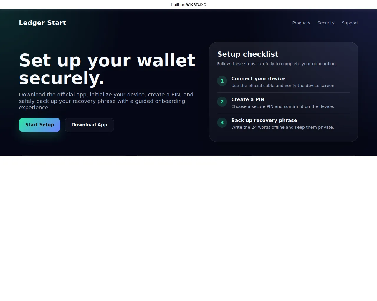 Screenshot of metamasuk.wixstudio.com