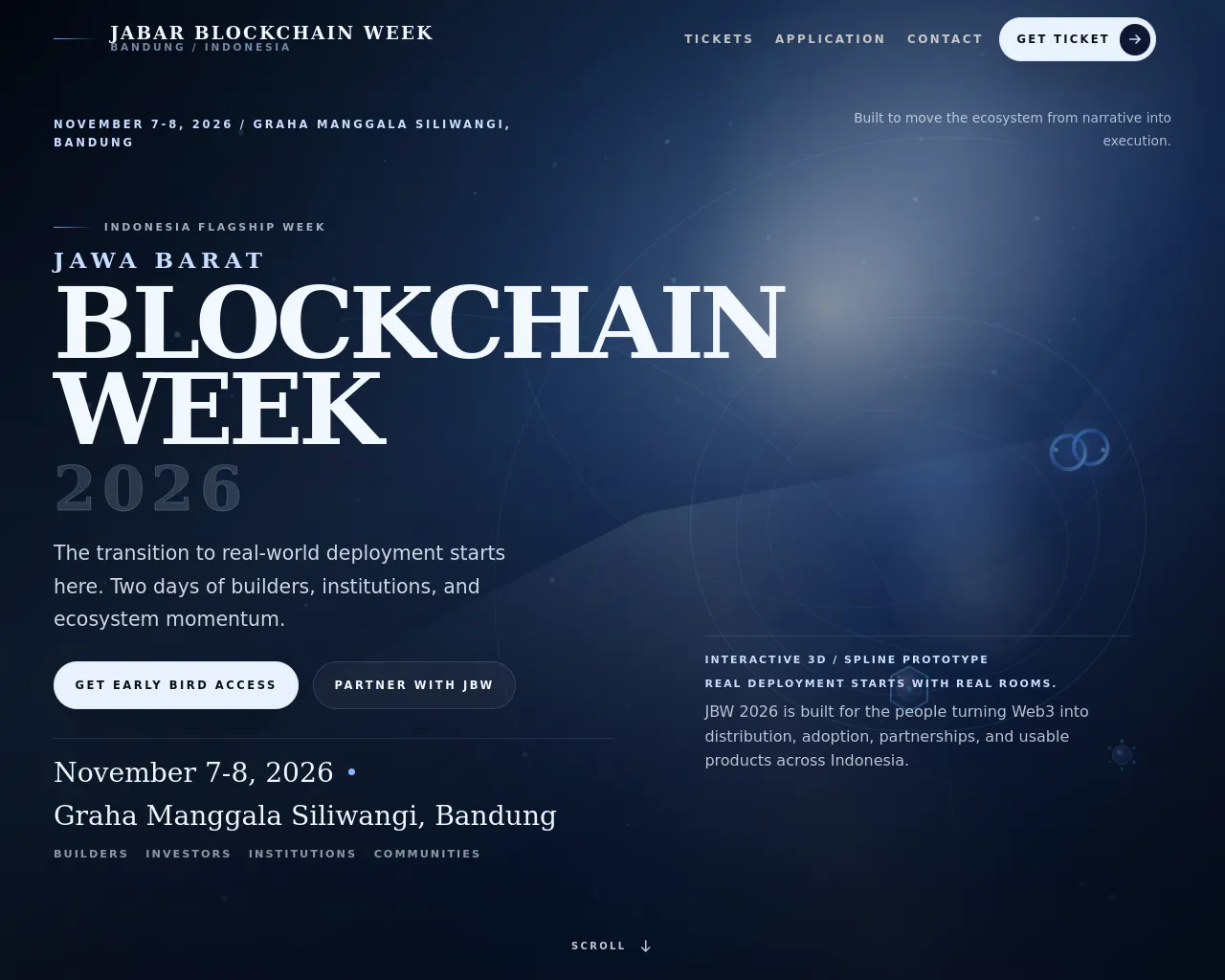 Screenshot of jabar-blockchain-week-2026.pages.dev