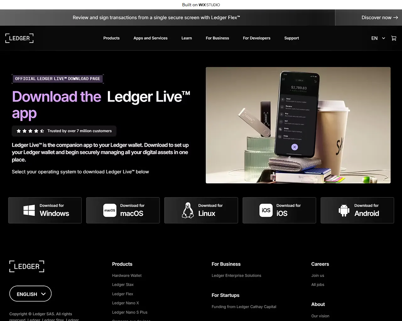 Screenshot of ledgreelive.wixstudio.com