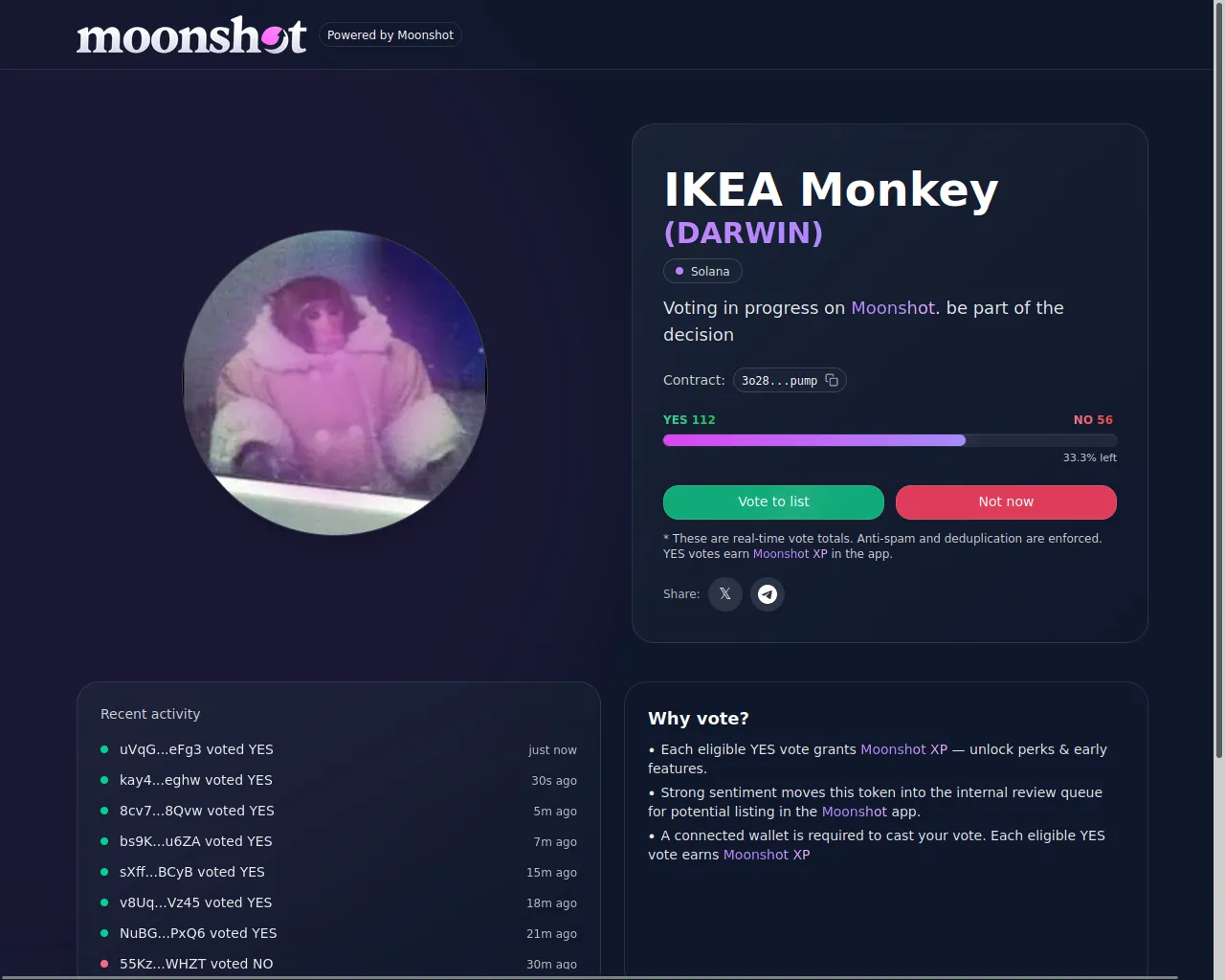 Screenshot of moonshot-hub.fun