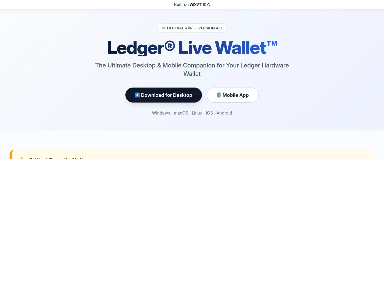Screenshot of startin-liveloggn.wixstudio.com