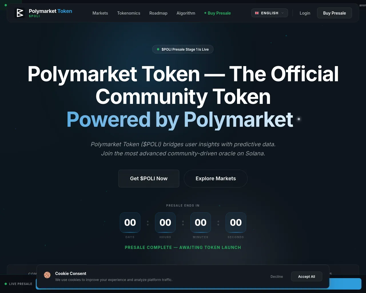 Screenshot of polymarket-token.pro