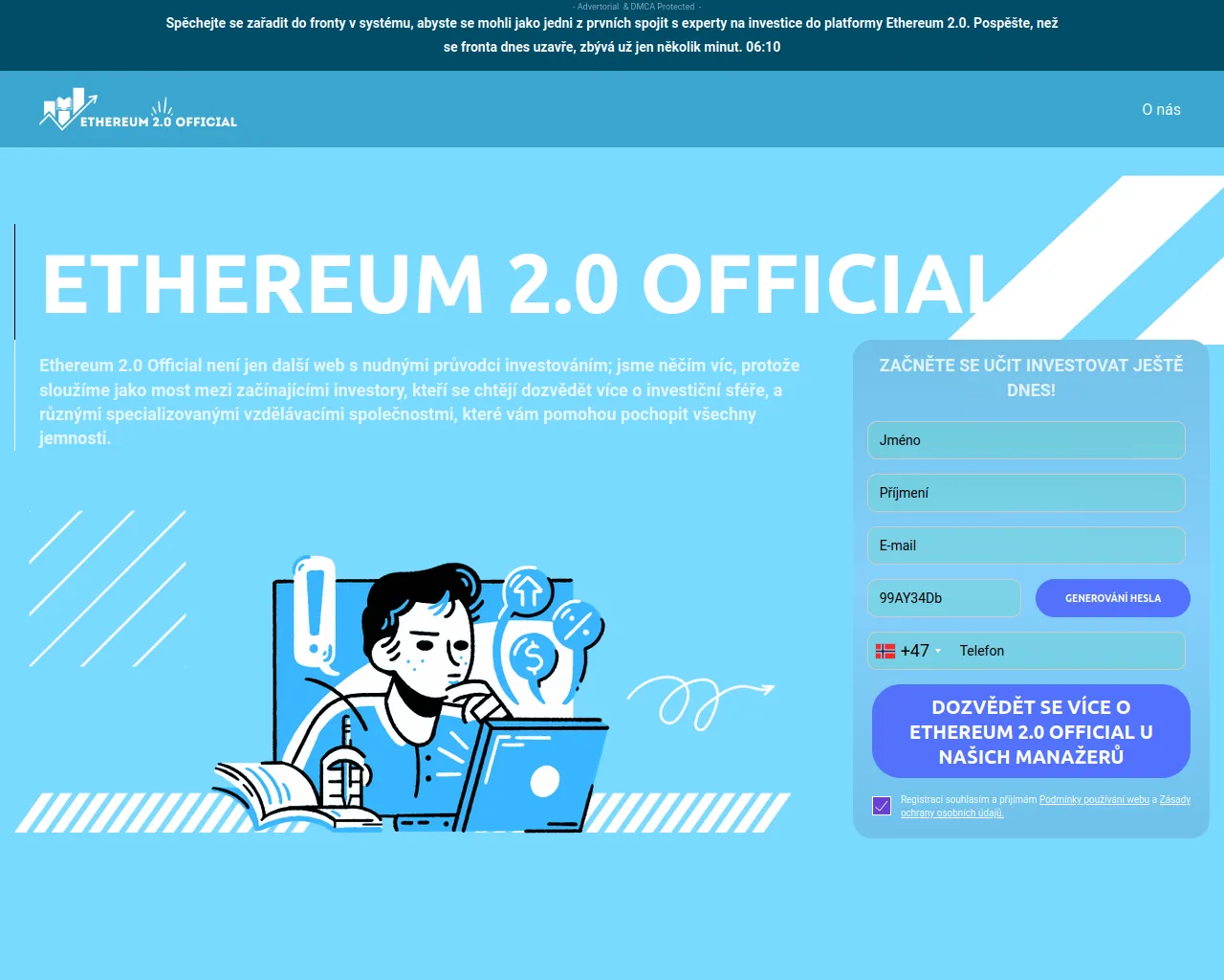 Screenshot of ethereumofficial.pro