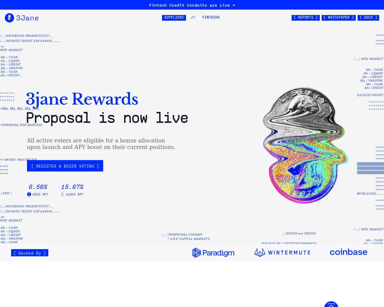 Screenshot of governances-3jane.xyz
