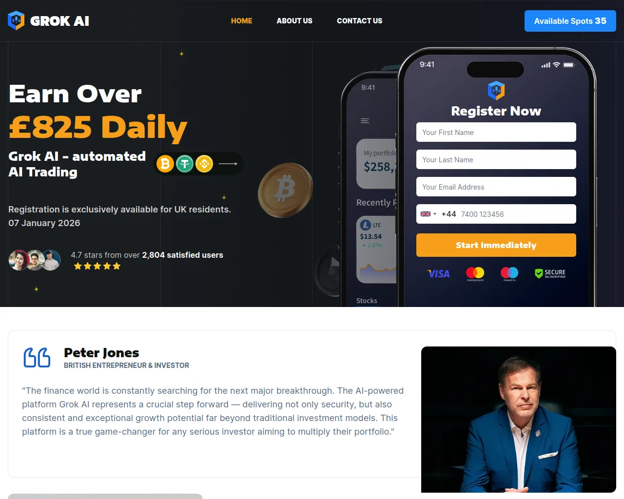 Screenshot of grokai-uk.com