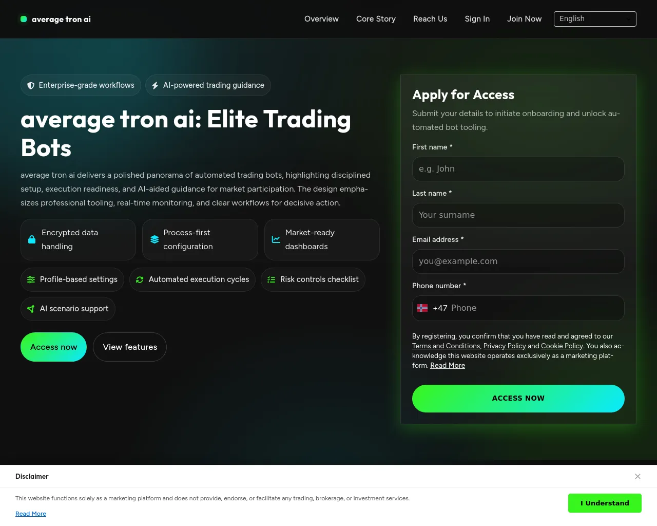 Screenshot of averagetronai.pro