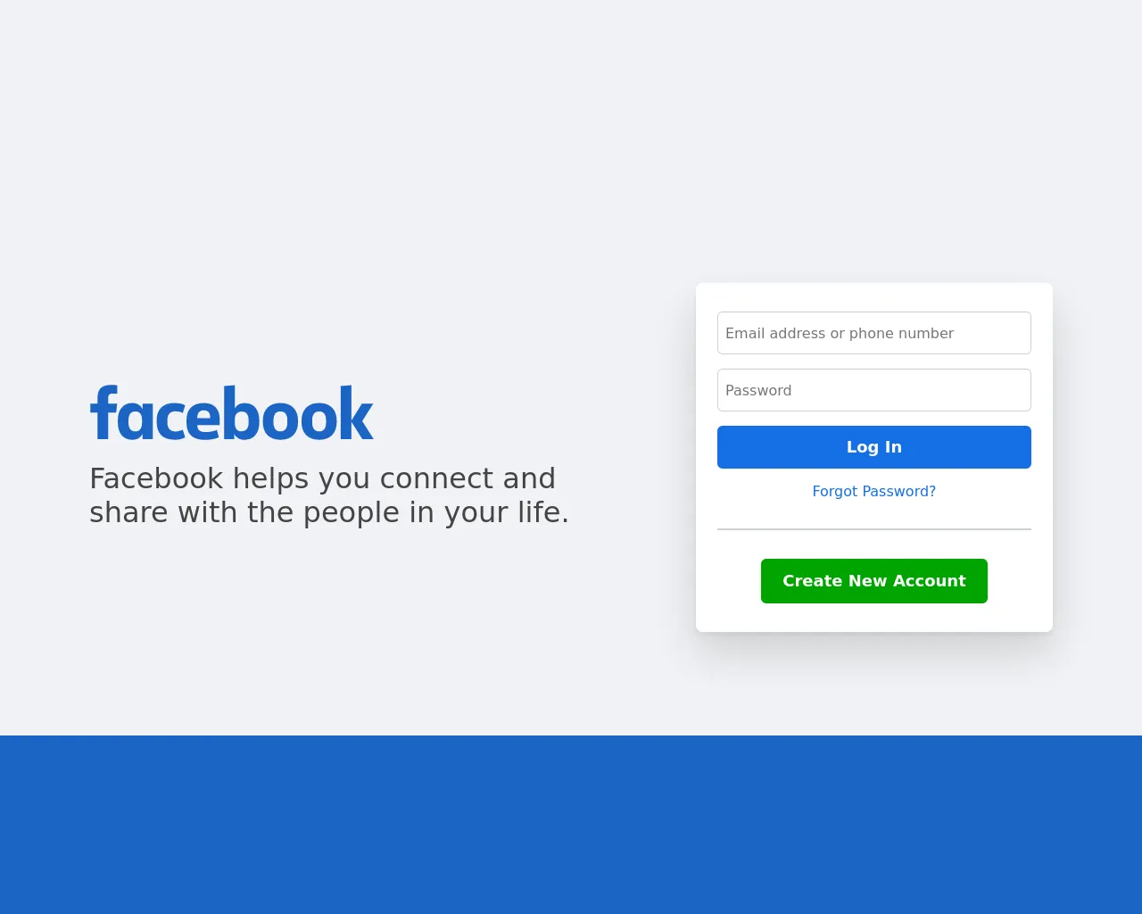 Screenshot of facebookform.vercel.app