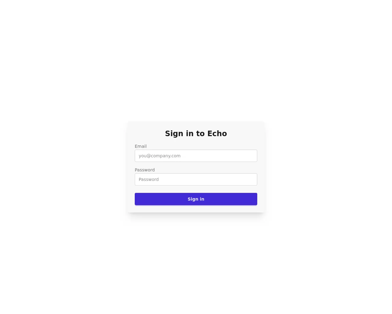 Screenshot of echo.wflogic.com
