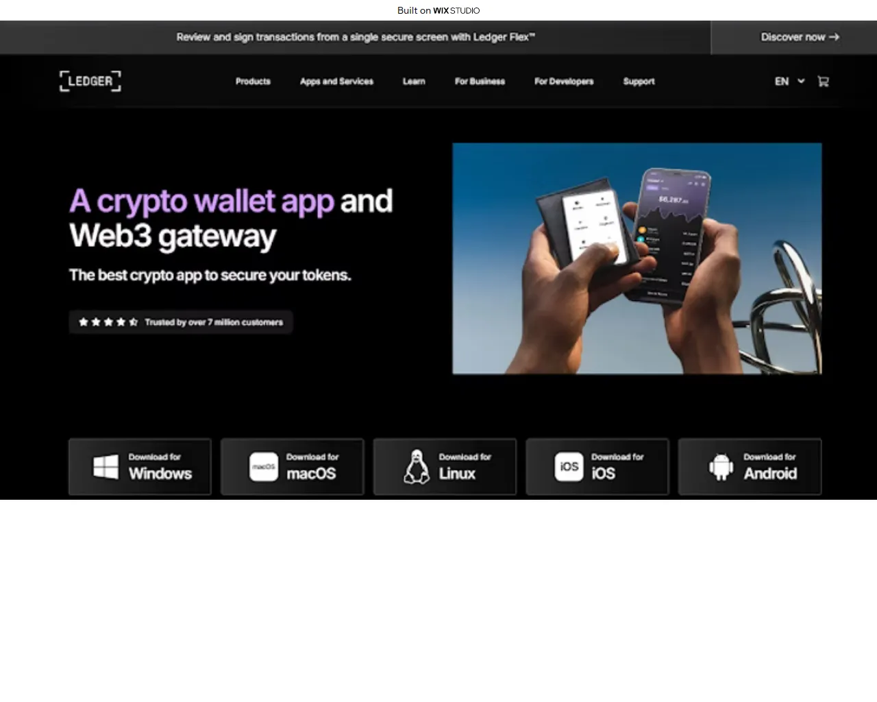 Screenshot of desktop-liveapps.wixstudio.com