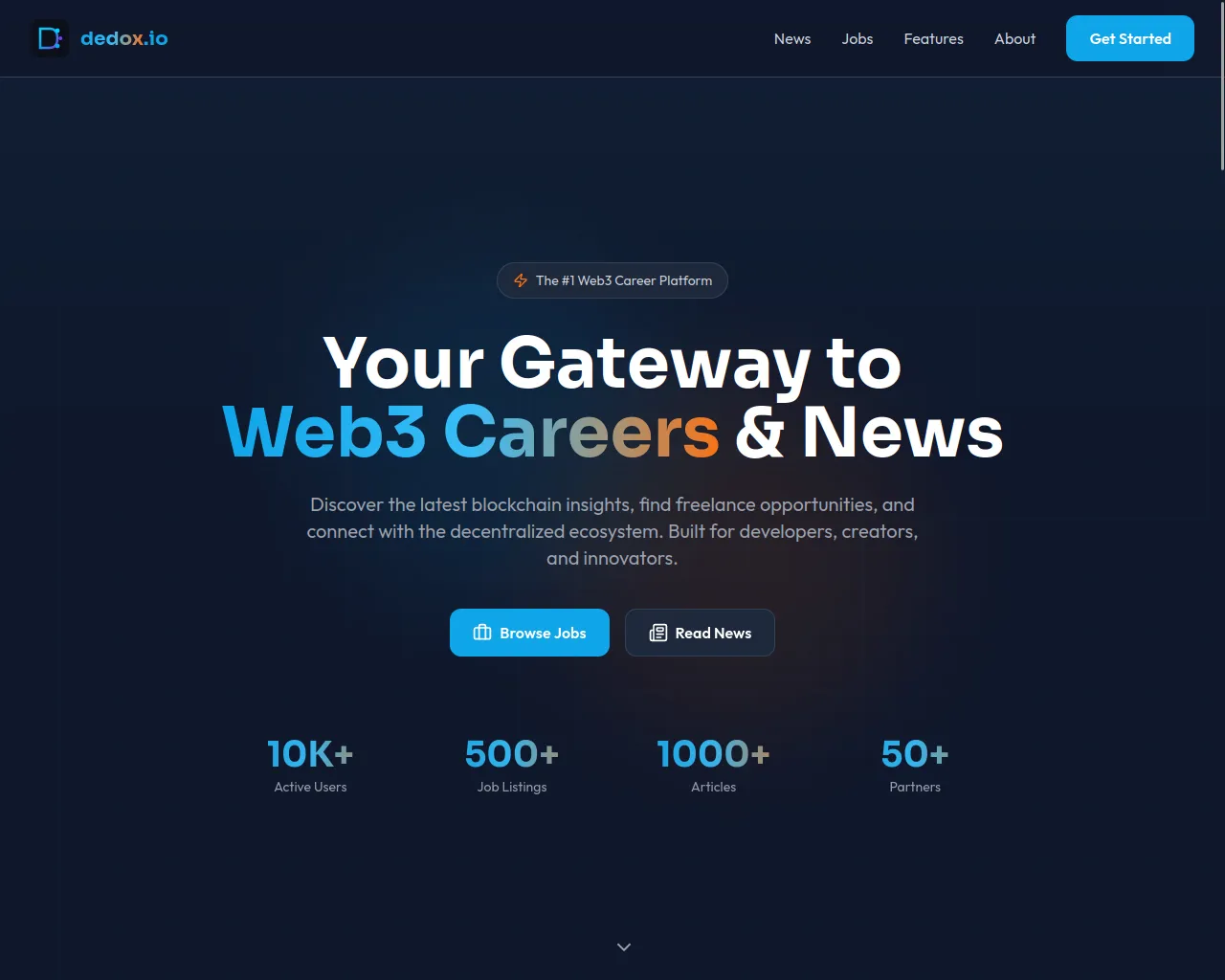 Screenshot of dedox.org