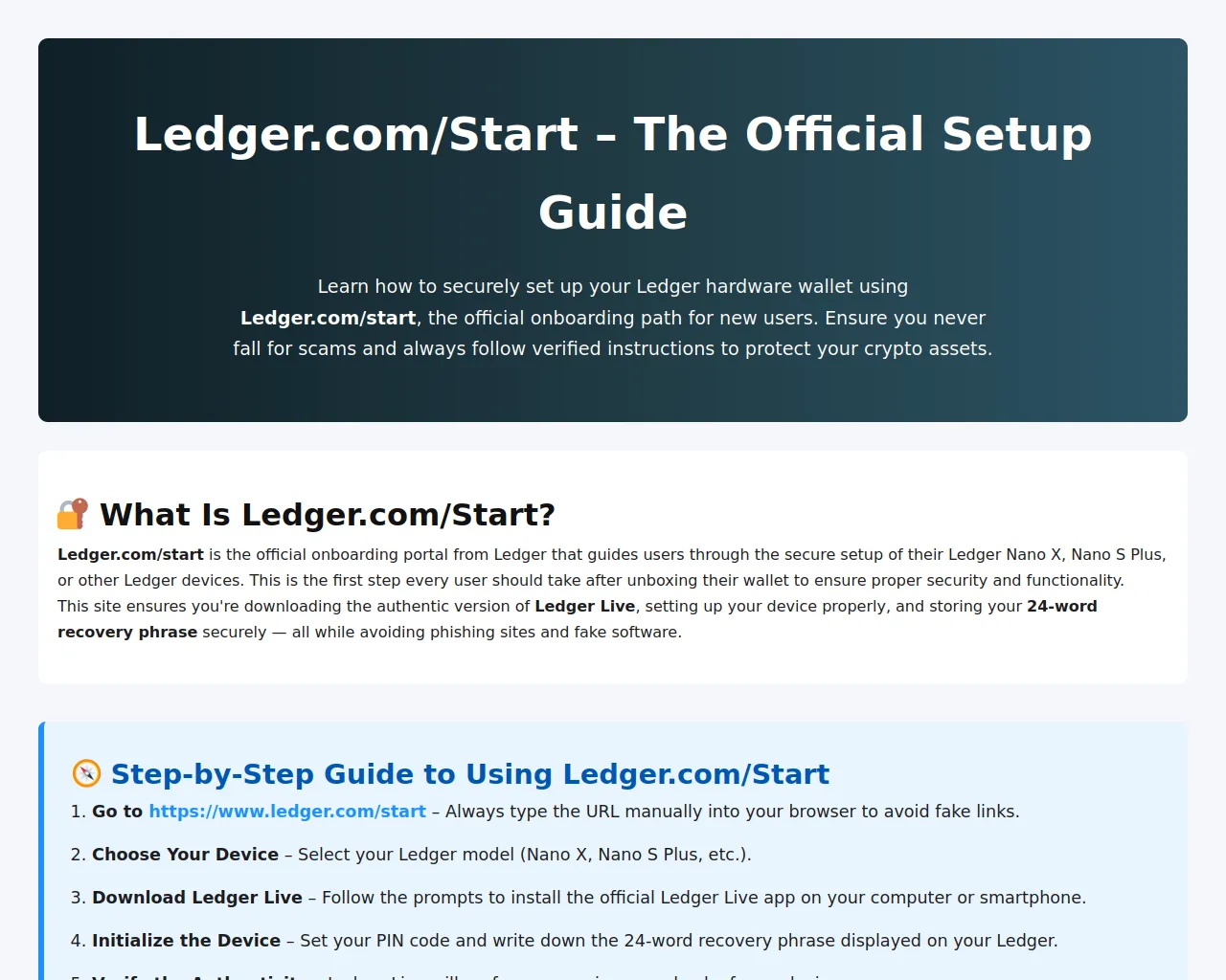 Screenshot of strt-ledgr-nav.pages.dev