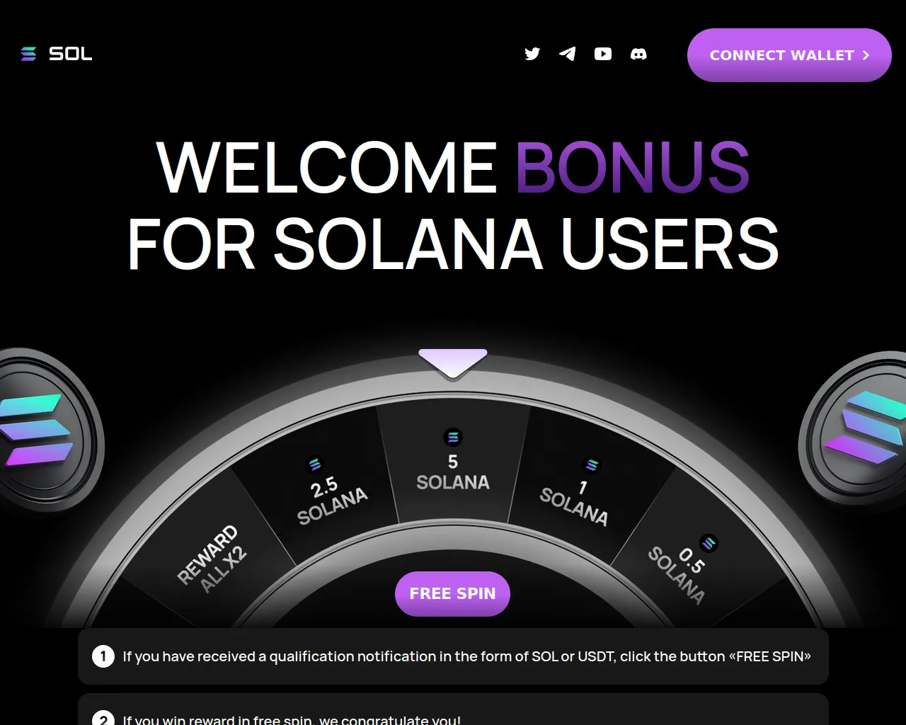 Screenshot of solanesa.club