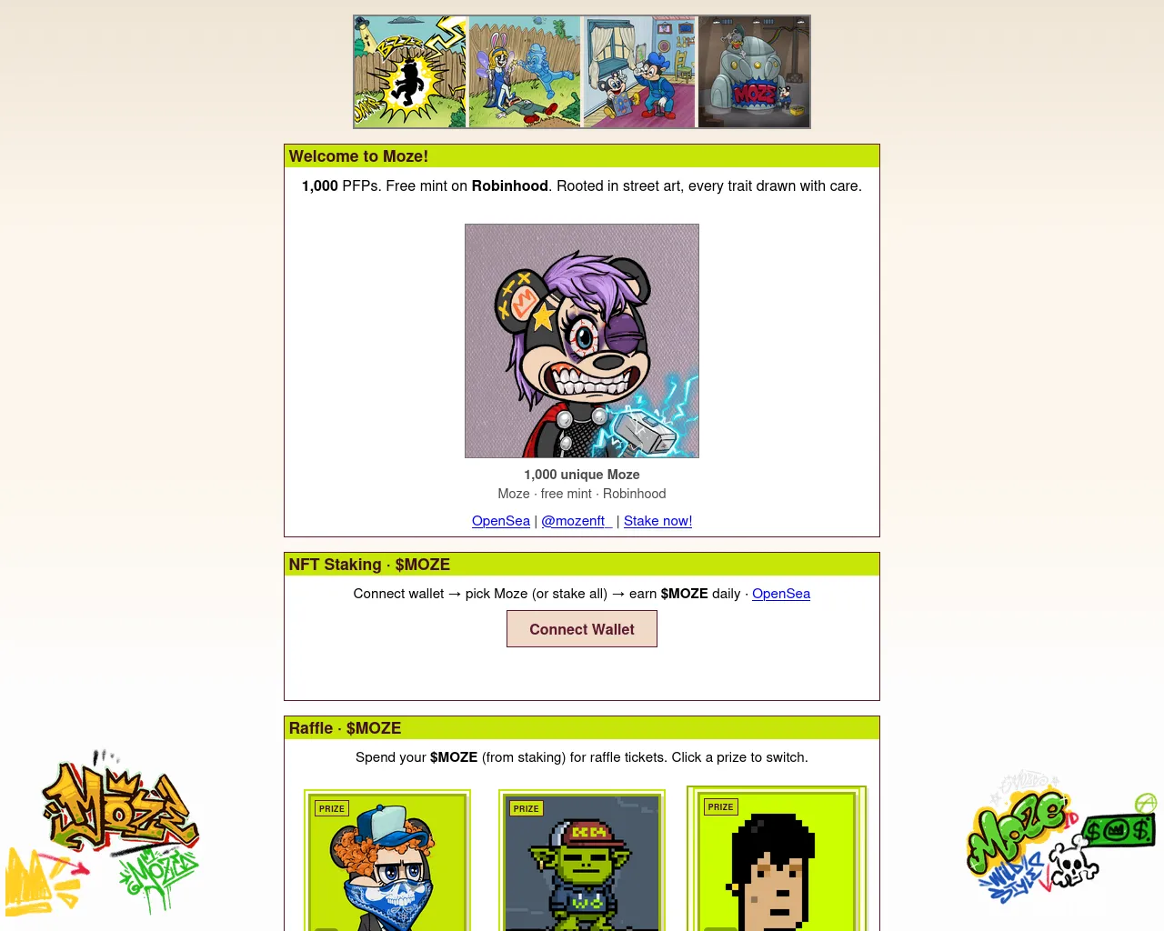 Screenshot of mozestreet.art