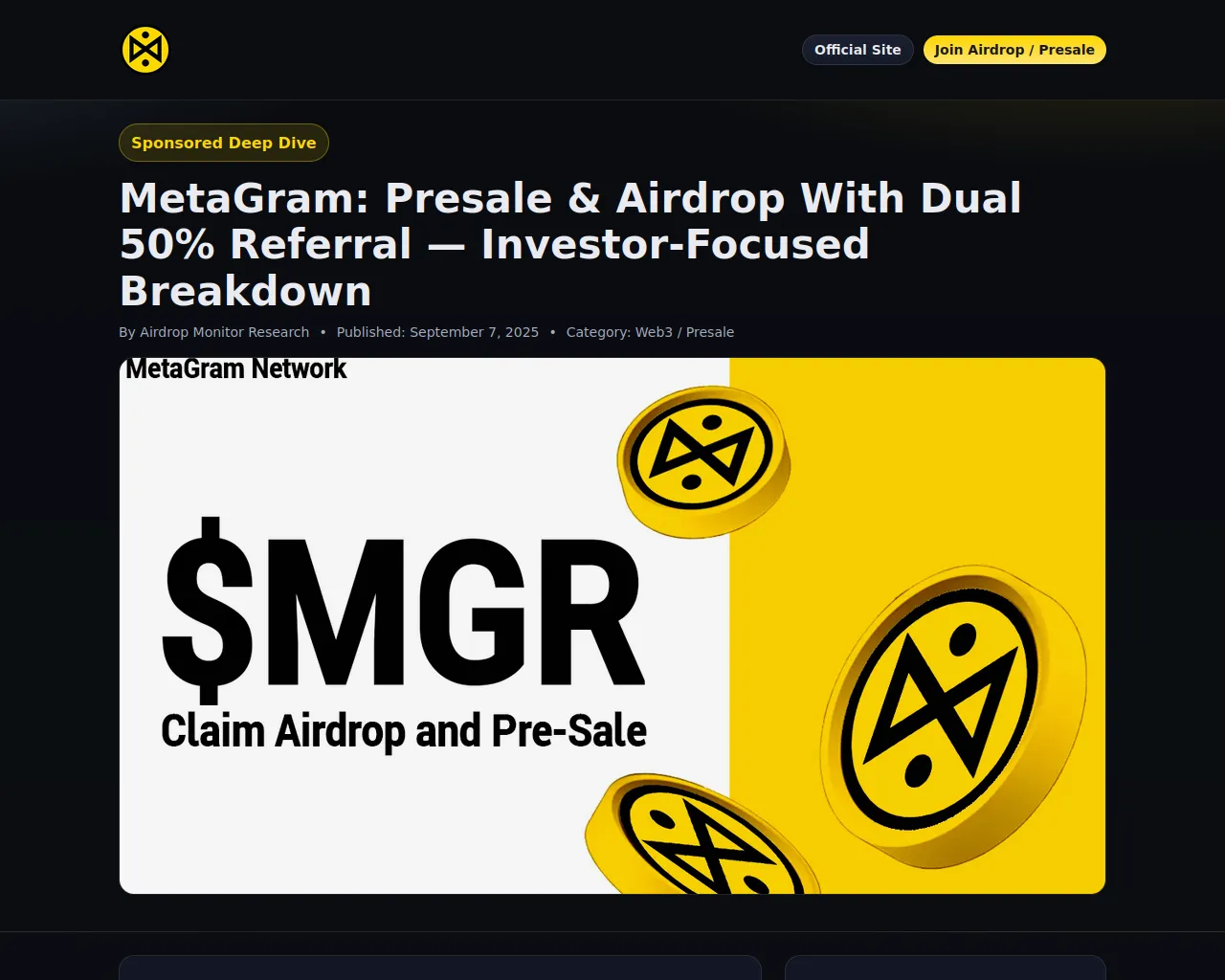Screenshot of airdrop-metagram.store
