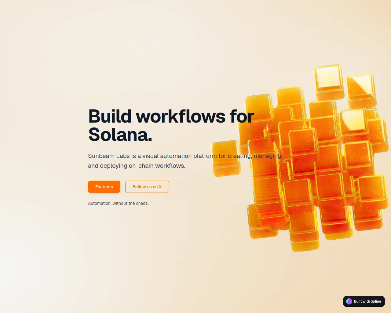 Screenshot of sunbeamlabs.xyz