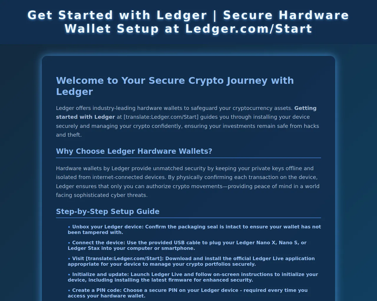 Screenshot of ladger-com-home.pages.dev