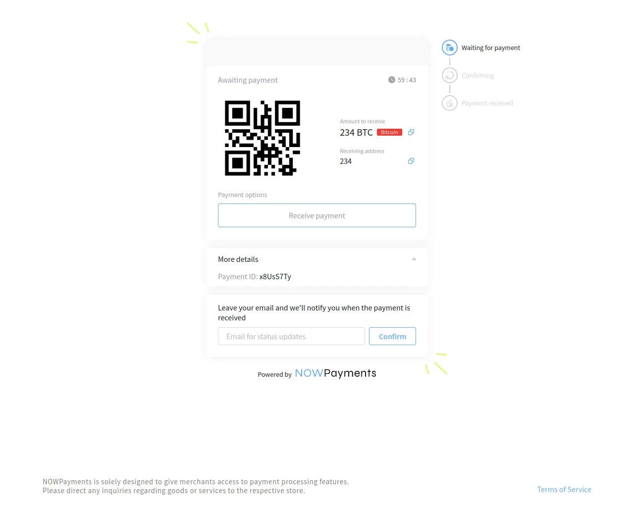 Screenshot of app-nowpayments.com