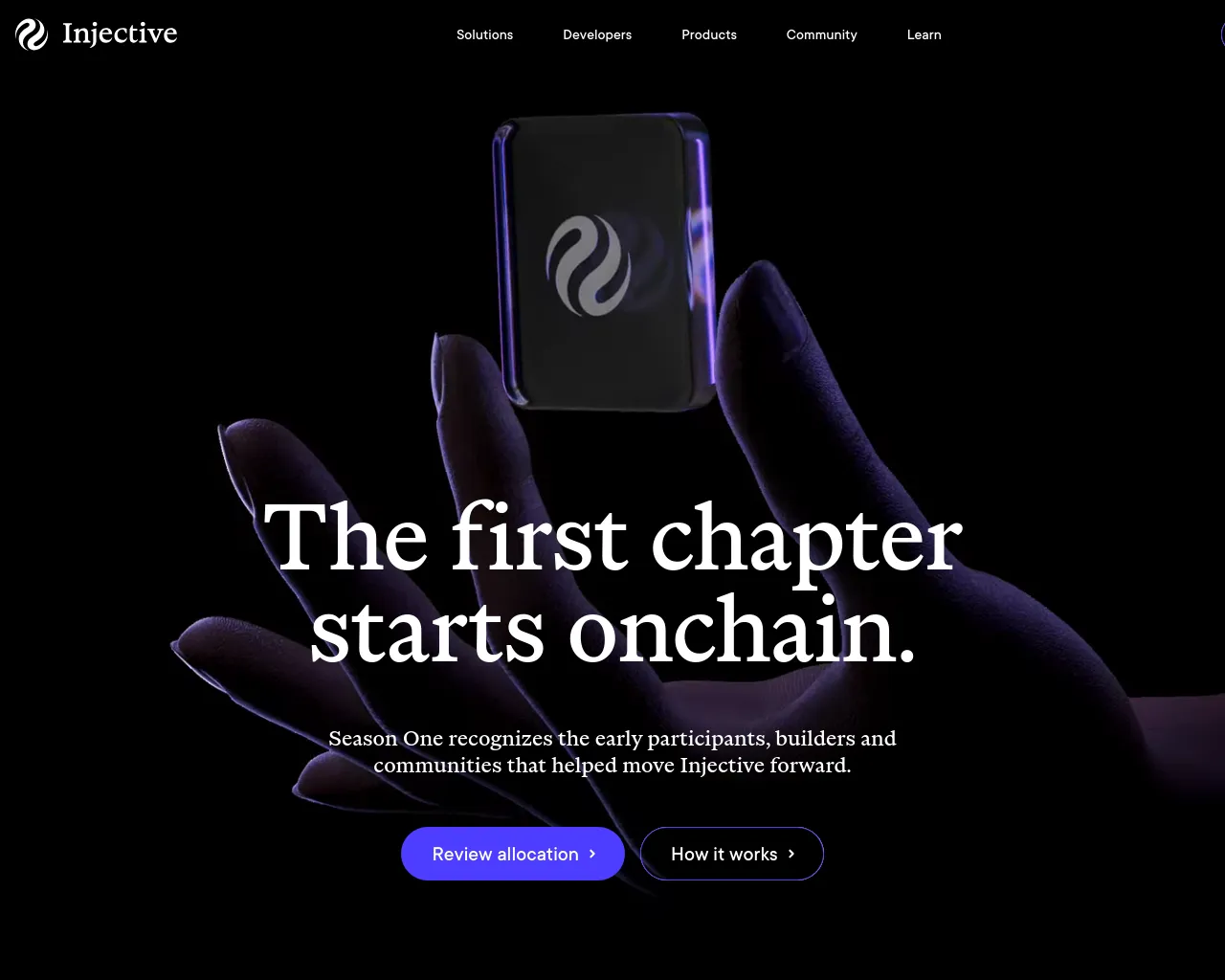 Screenshot of injective-reward.xyz