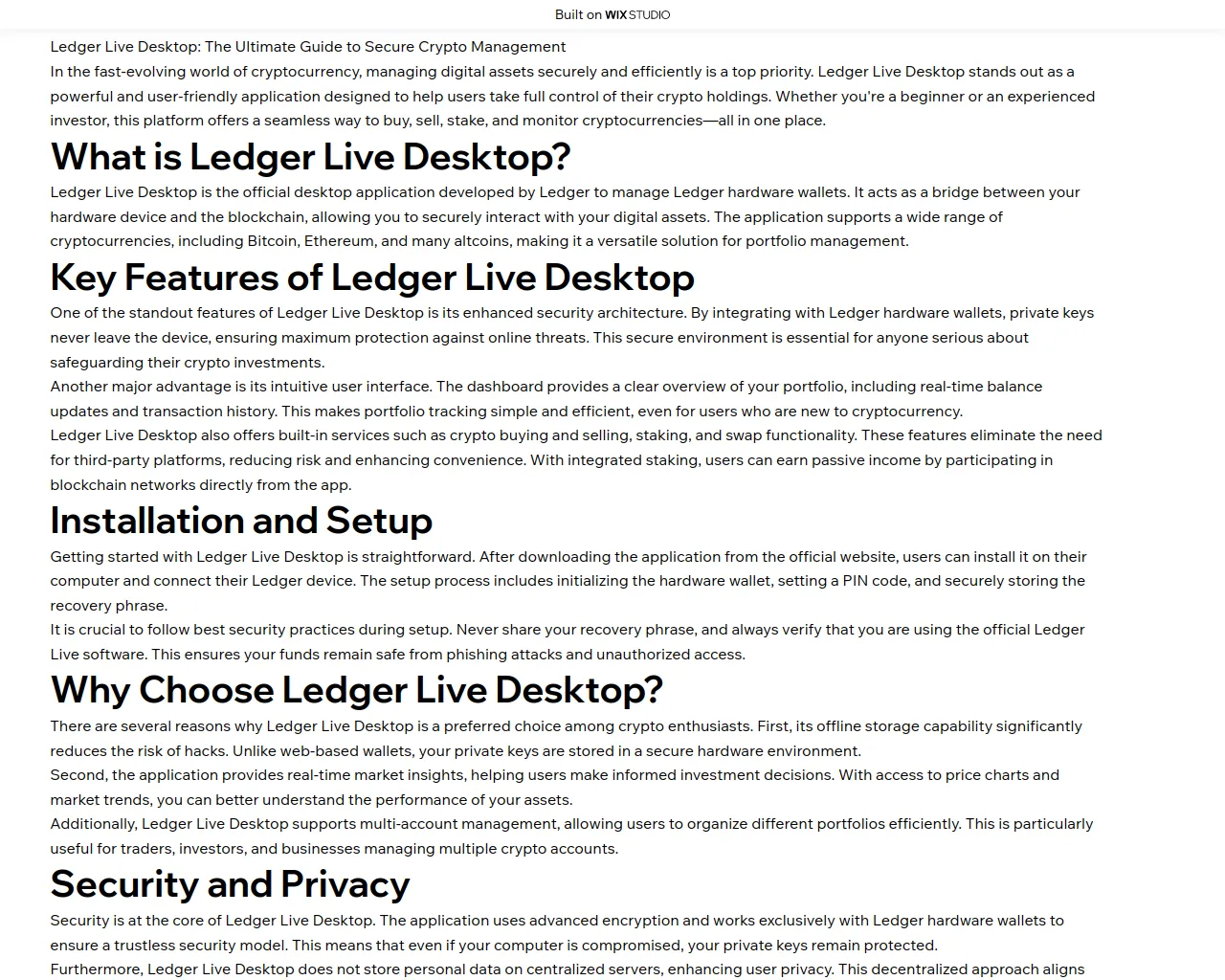 Screenshot of desktop-en-learn.wixstudio.com