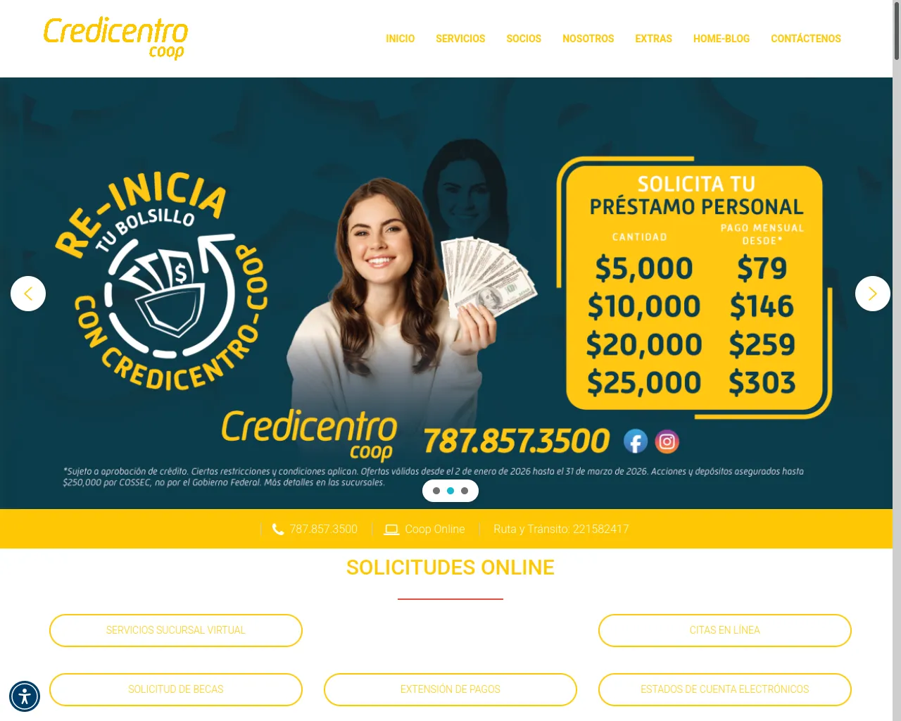 Screenshot of accesos-soporteportal.com