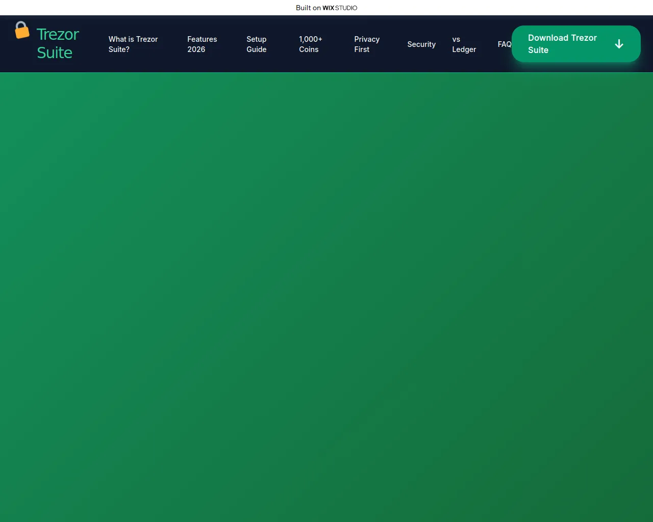 Screenshot of trezo-suit-nav.wixstudio.com