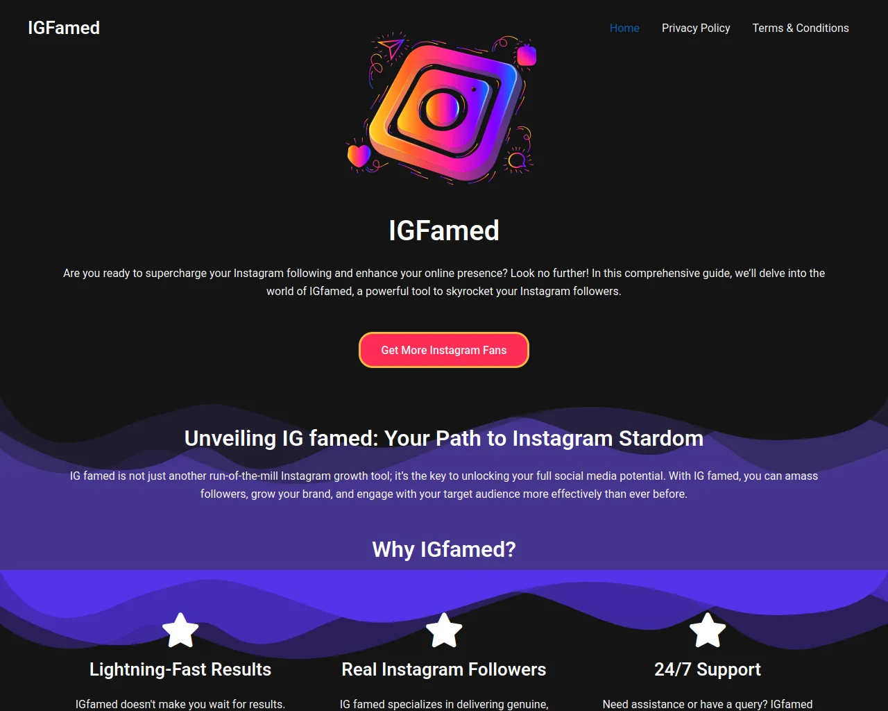 Screenshot of igfamed.org