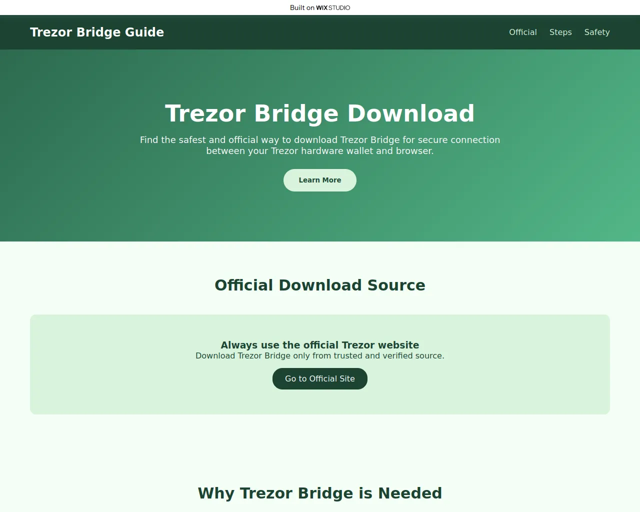 Screenshot of openly-bridge.wixstudio.com
