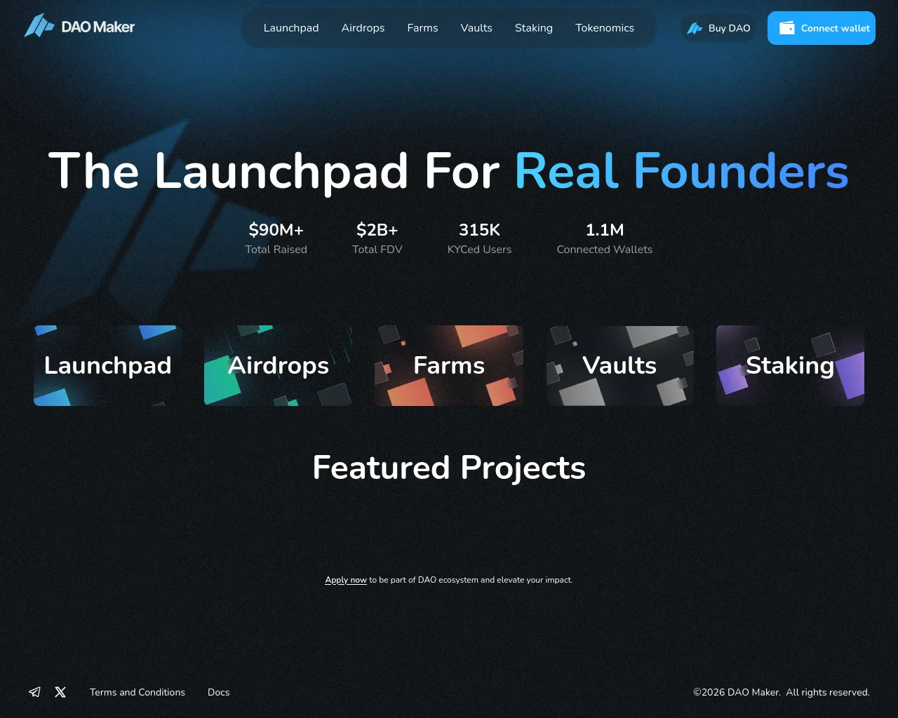 Screenshot of app.daomoker.com