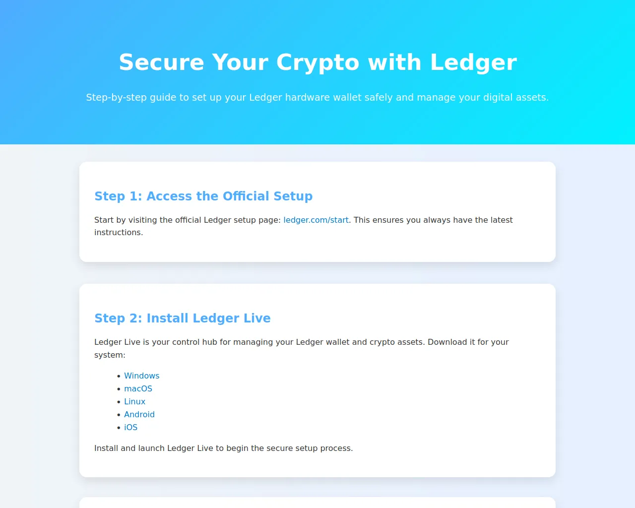 Screenshot of istart-ledgrcom.pages.dev