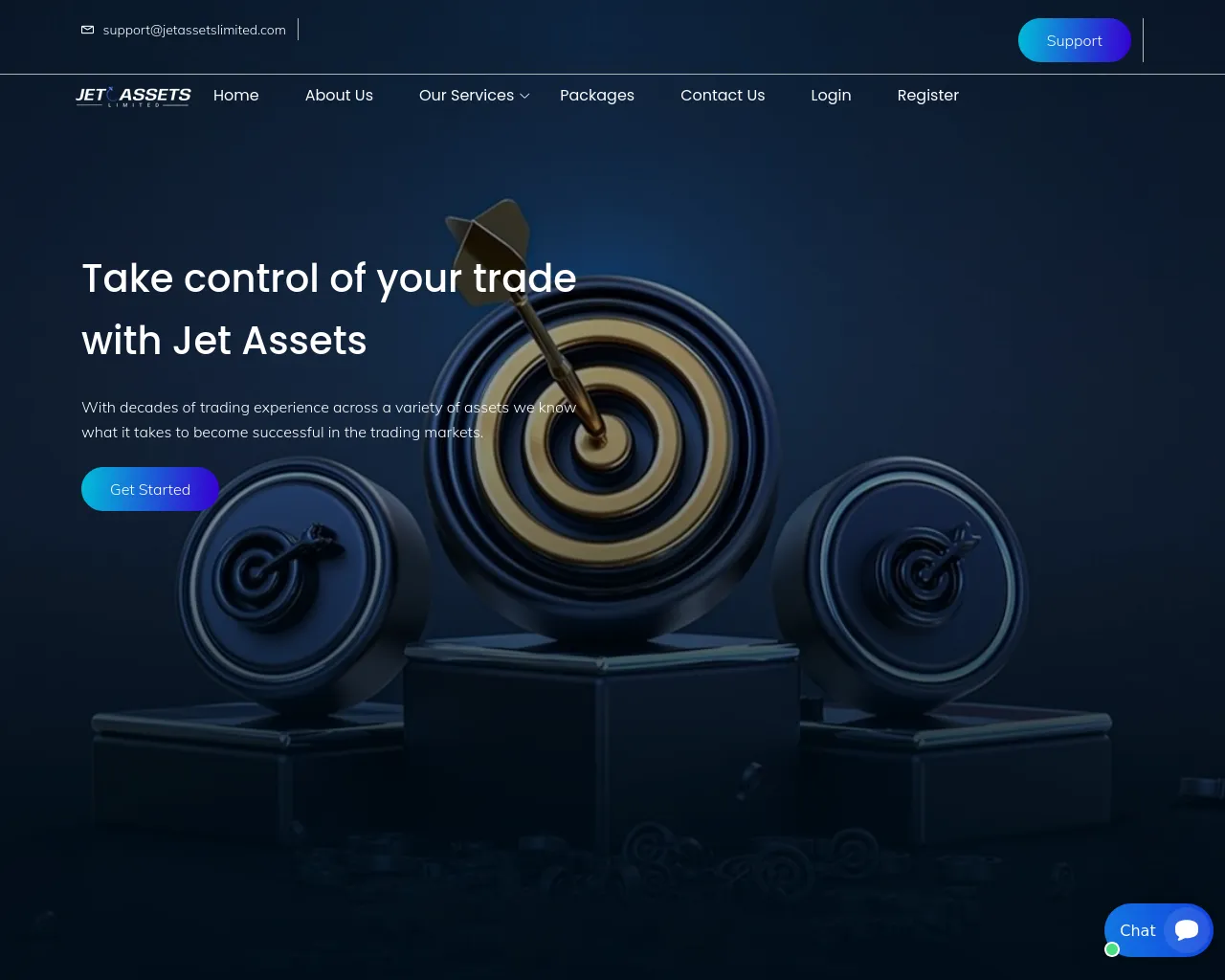 Screenshot of jetassetslimited.com